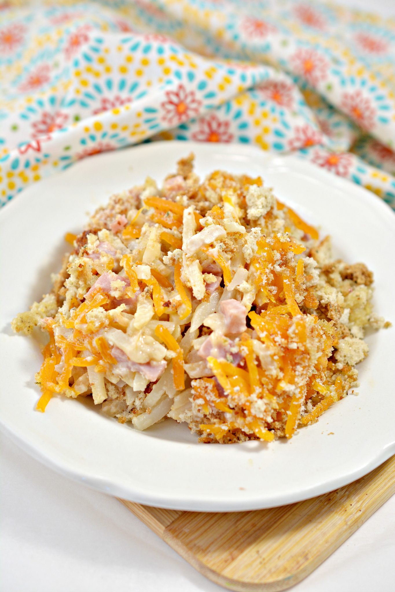 Crockpot Ham and Potato Casserole CheekyKitchen