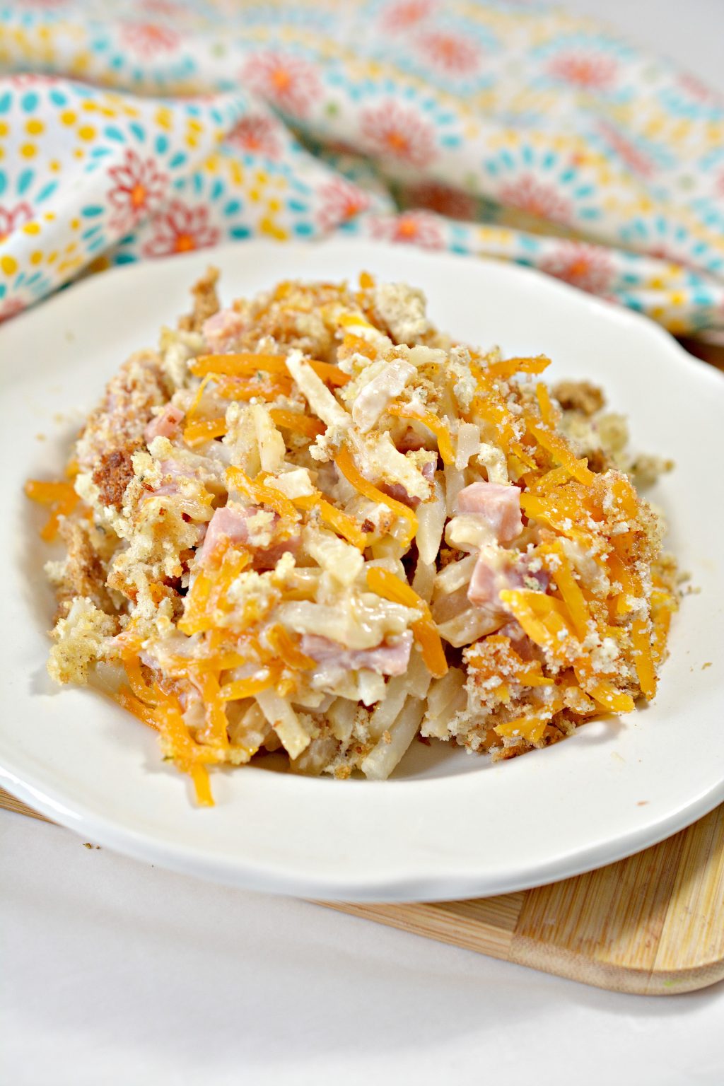 Crockpot Ham and Potato Casserole CheekyKitchen