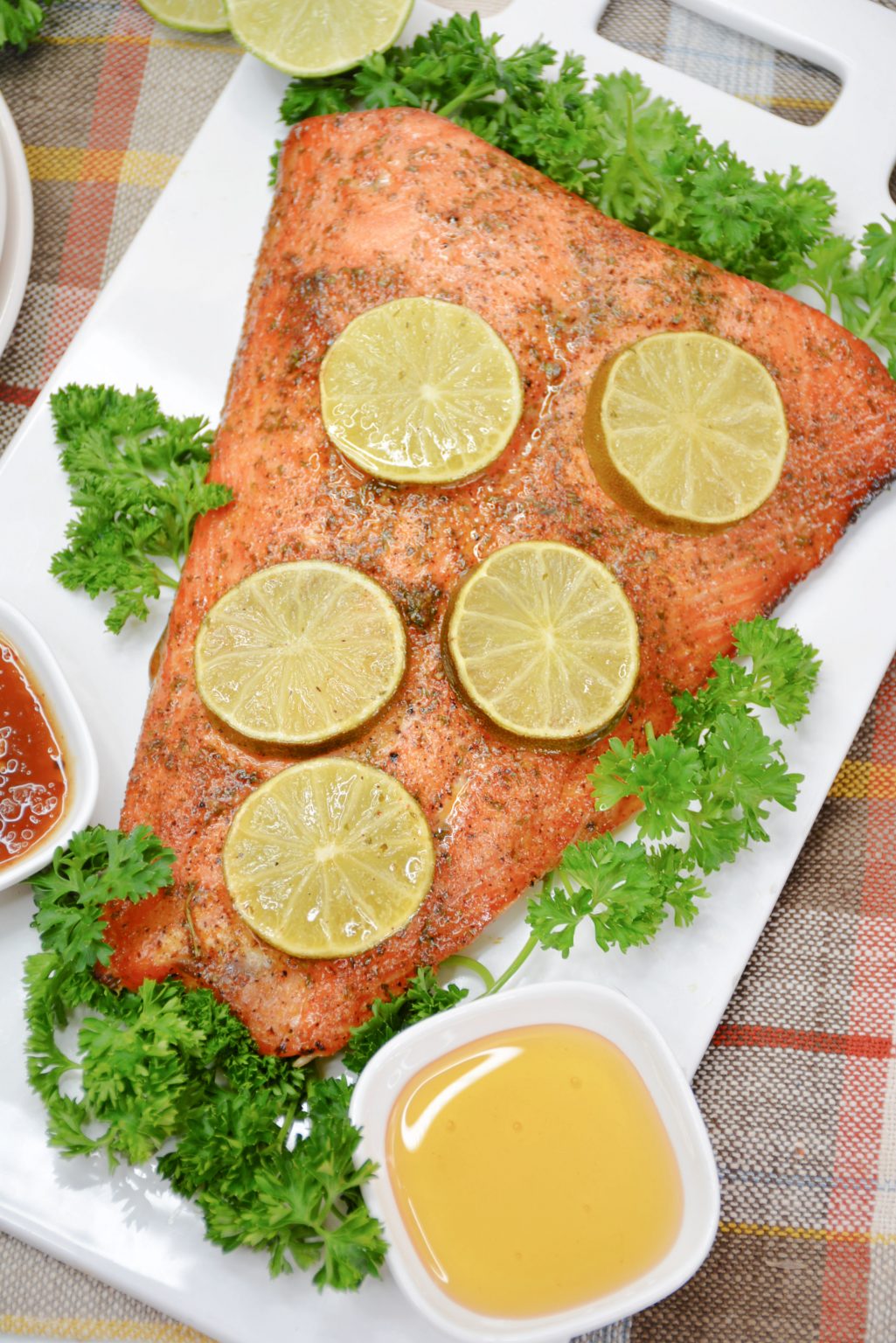 Cajun Honey Butter Salmon CheekyKitchen