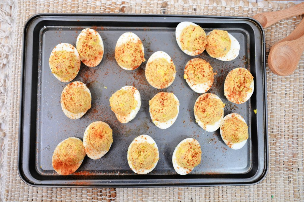 Tuna Deviled Eggs CheekyKitchen