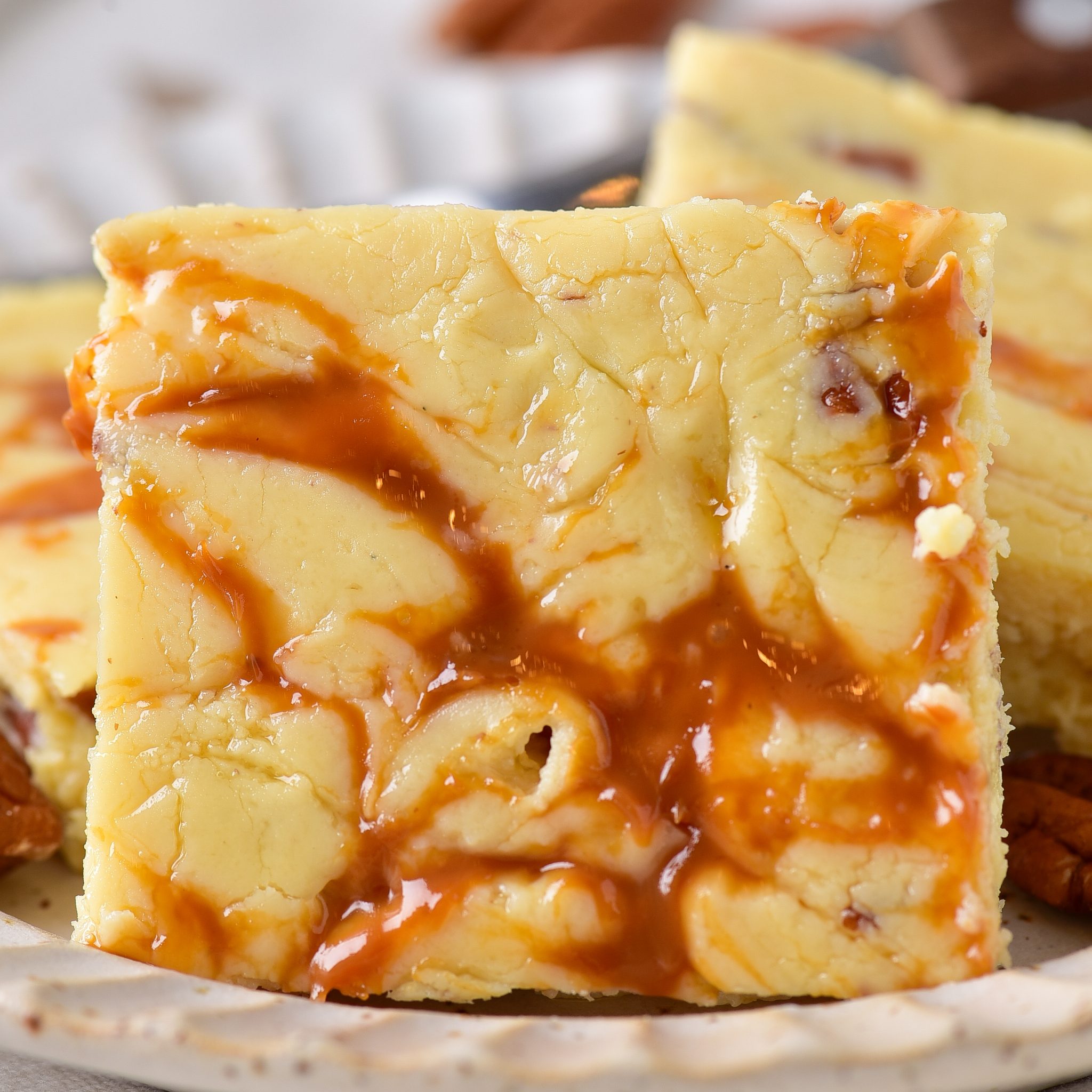 5 Minute White Chocolate Caramel Pecan Fudge CheekyKitchen