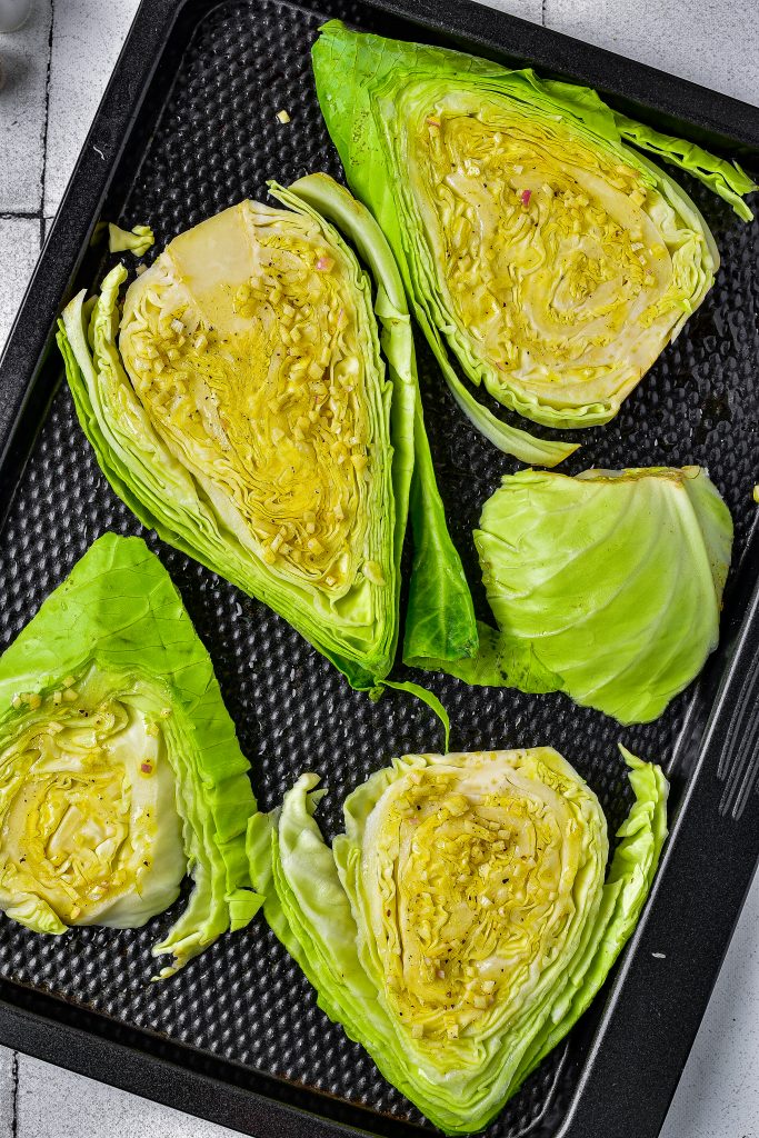 Baked Cabbage Steaks CheekyKitchen