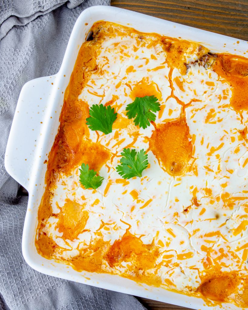 Cheesy Ground Beef Rice Casserole - CheekyKitchen