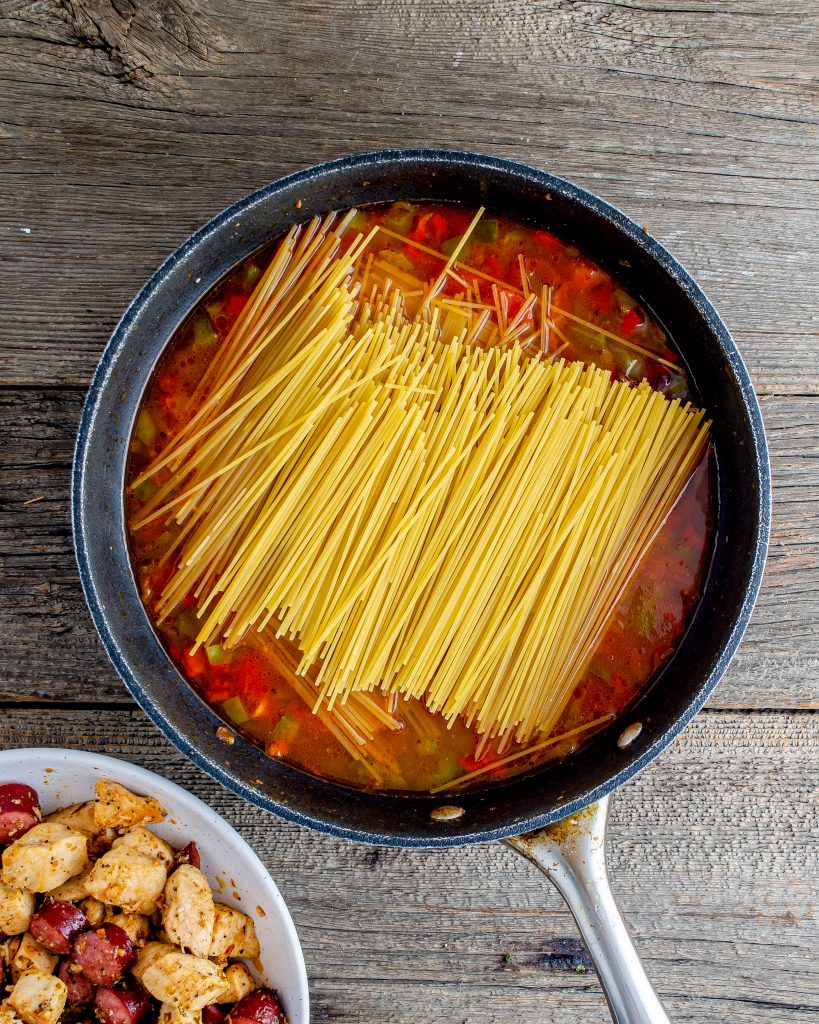 Creamy One Pot Jambalaya Pasta CheekyKitchen