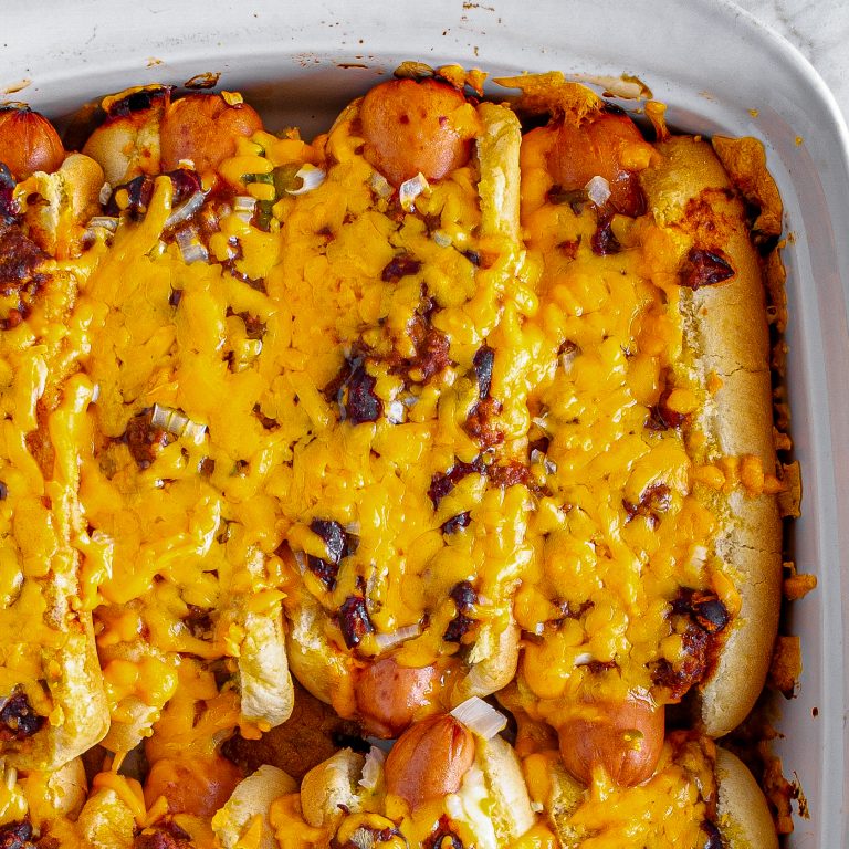 Oven Baked Hot Dogs CheekyKitchen