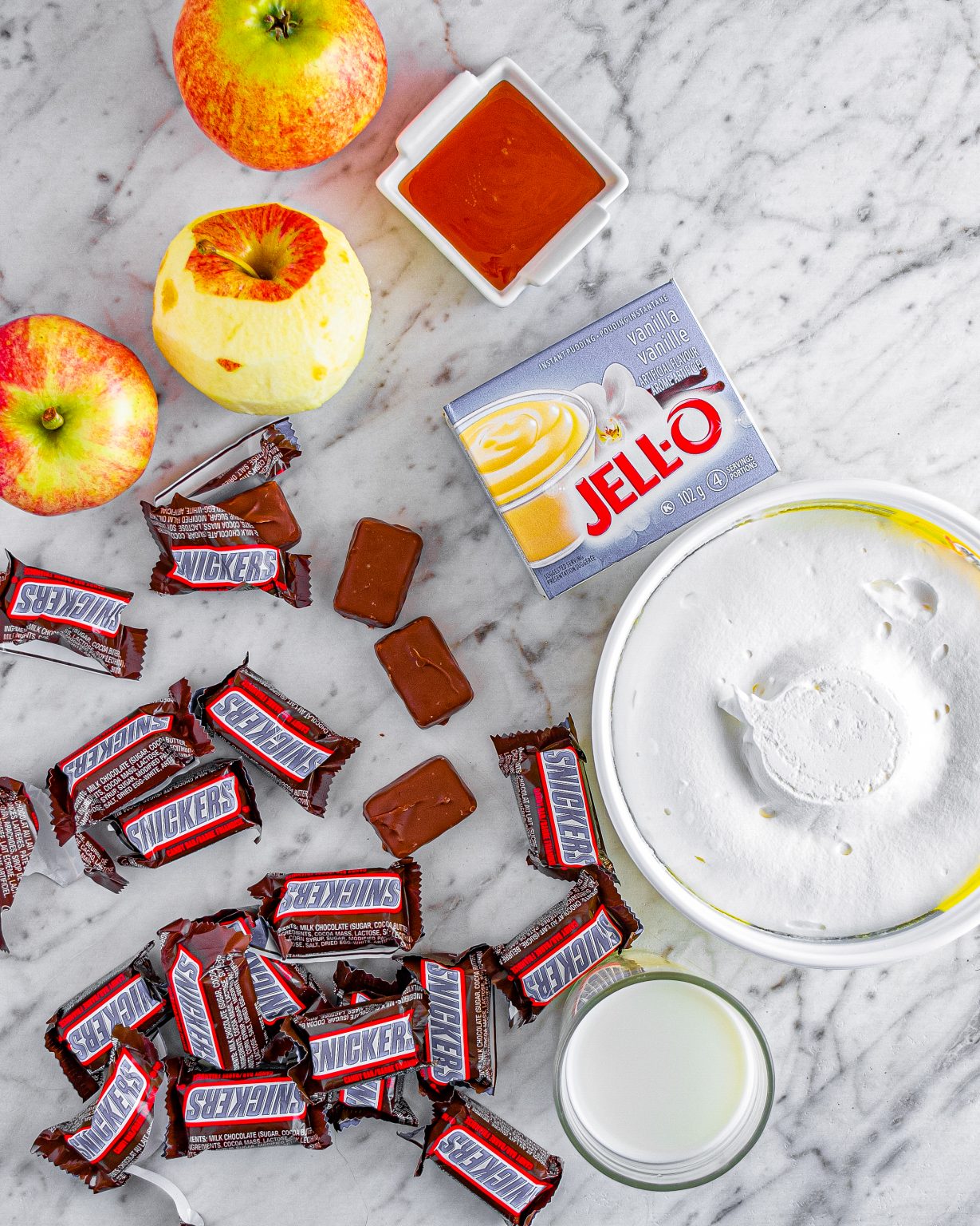 Snickers Apple Salad CheekyKitchen