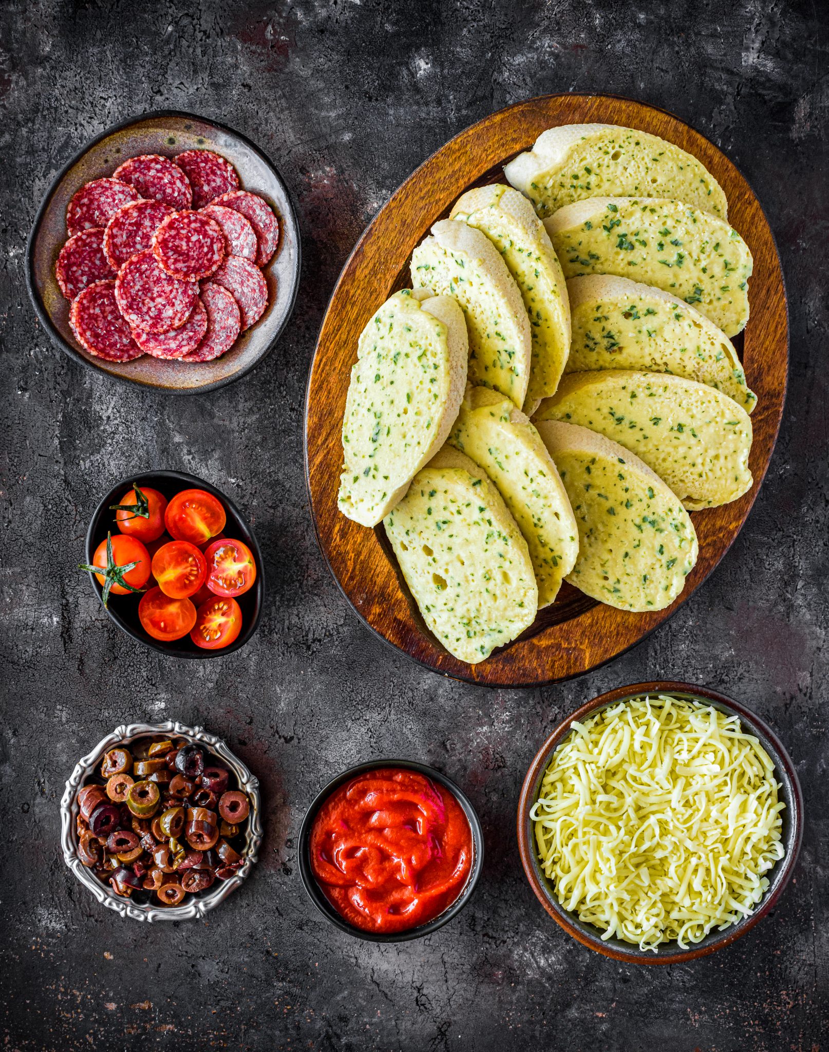 Cheesy Garlic Bread Pizza Recipe CheekyKitchen