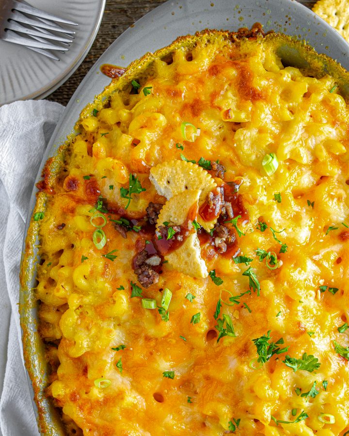 Mac and Cheese Meatloaf Casserole CheekyKitchen