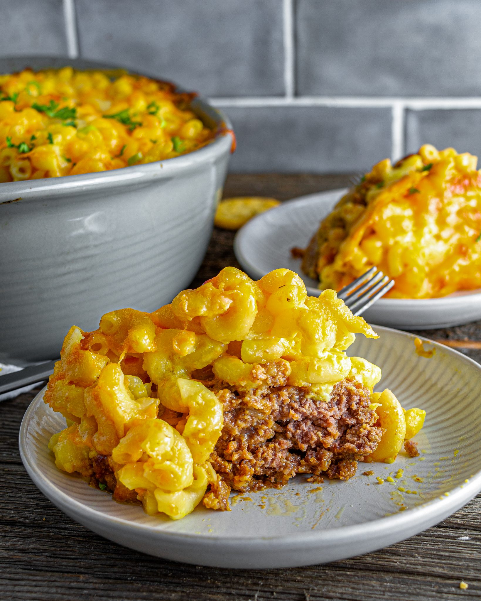 Mac and Cheese Meatloaf Casserole CheekyKitchen