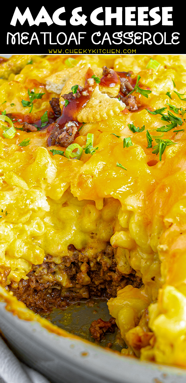 meatloaf with mac and cheese on pinterest