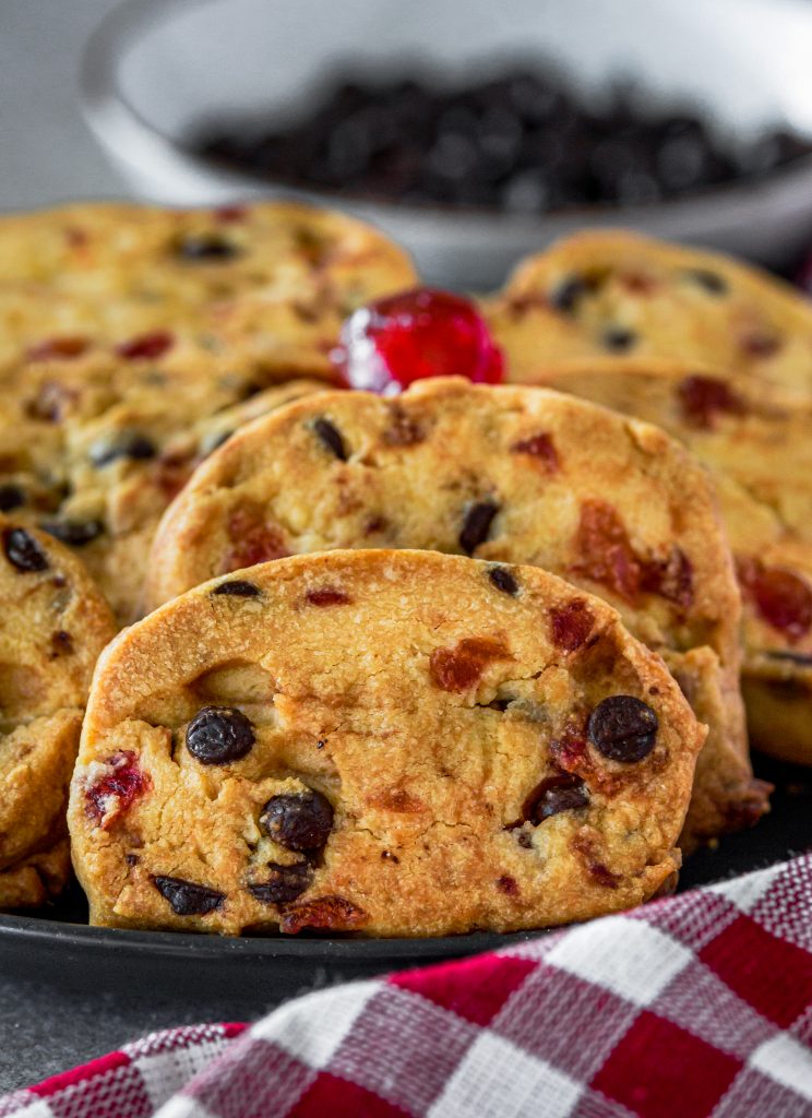 Maraschino Cherry Shortbread Cookies Recipe CheekyKitchen