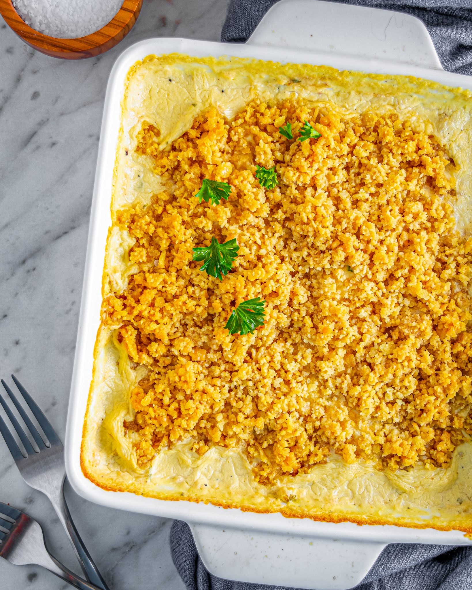 Million Dollar Chicken Casserole - CheekyKitchen