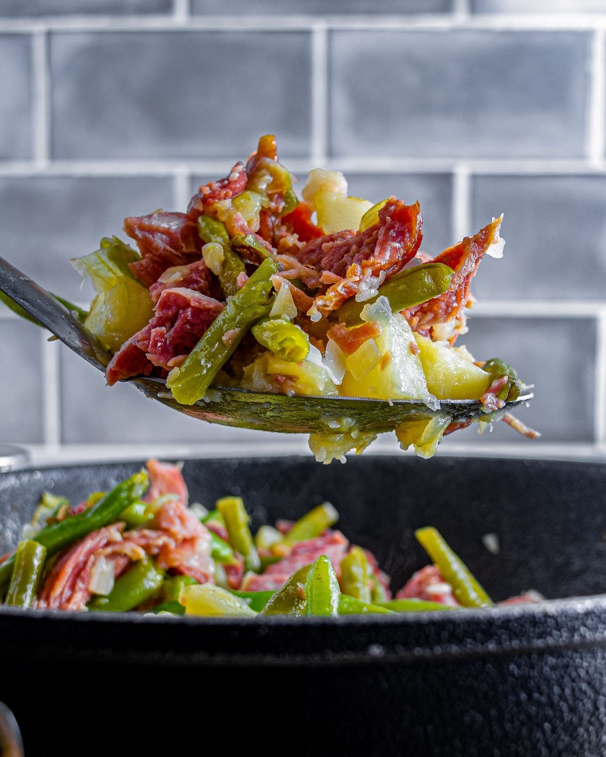 Southern Beans with Smoked Turkey Necks and Potatoes CheekyKitchen