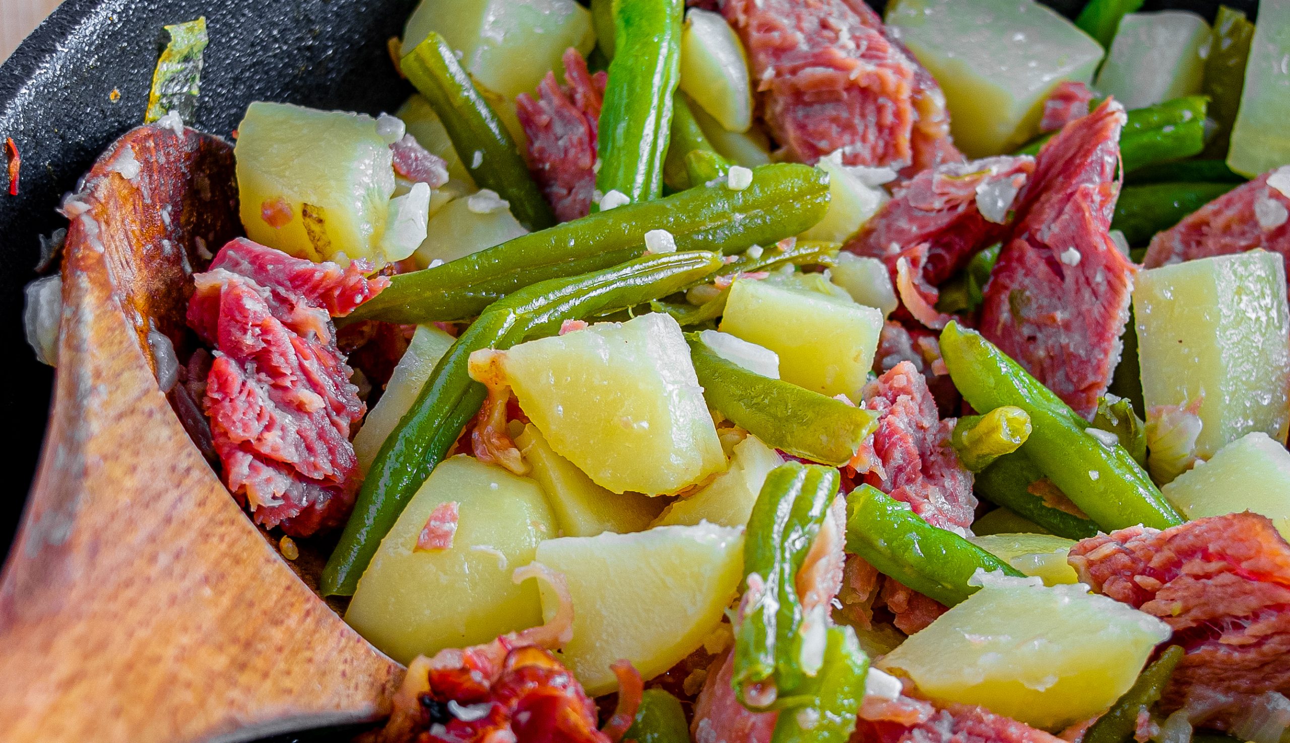 Southern Beans with Smoked Turkey Necks and Potatoes CheekyKitchen