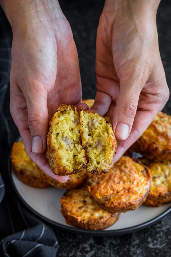 Bisquick Sausage Muffins Recipe CheekyKitchen