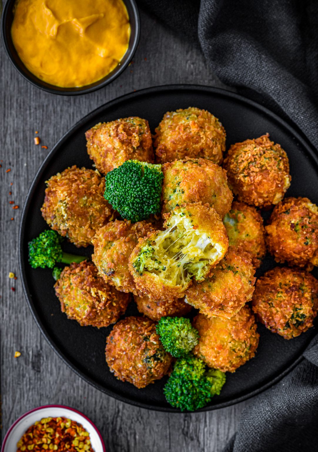 Broccoli Cheese Balls CheekyKitchen
