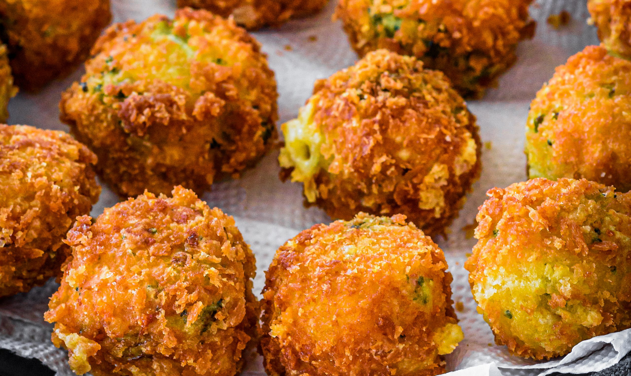 Broccoli Cheese Balls CheekyKitchen