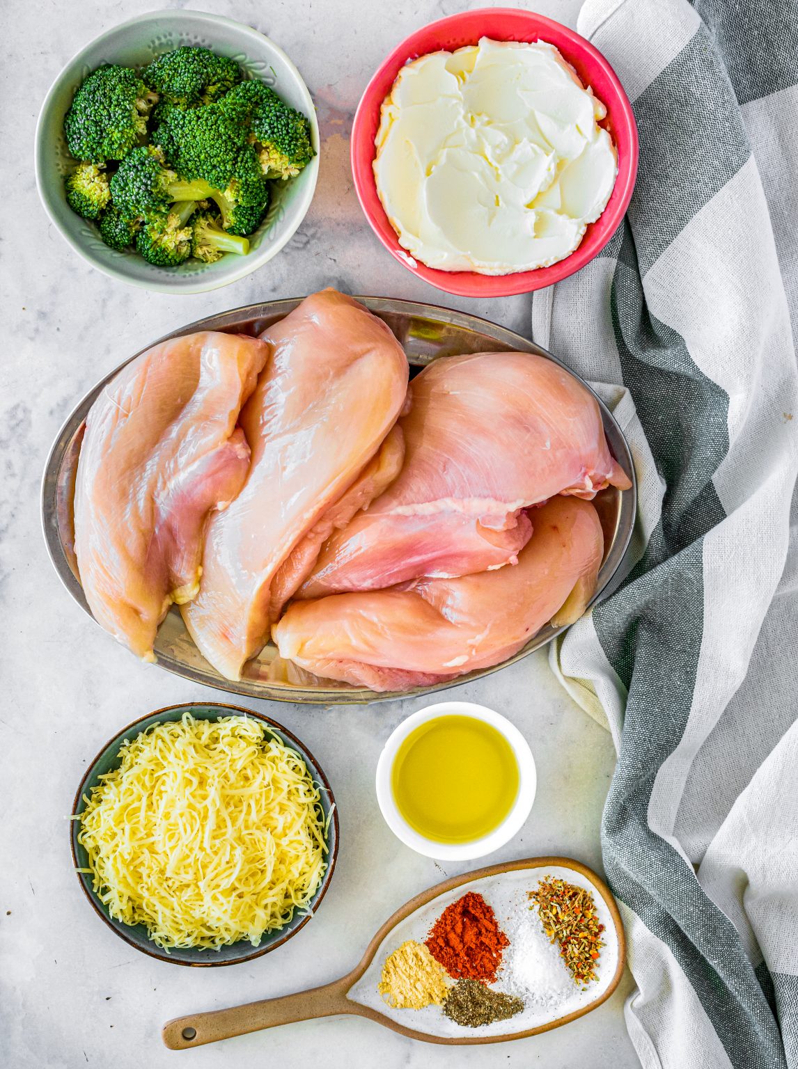 Cheesy Broccoli Stuffed Chicken Breasts CheekyKitchen