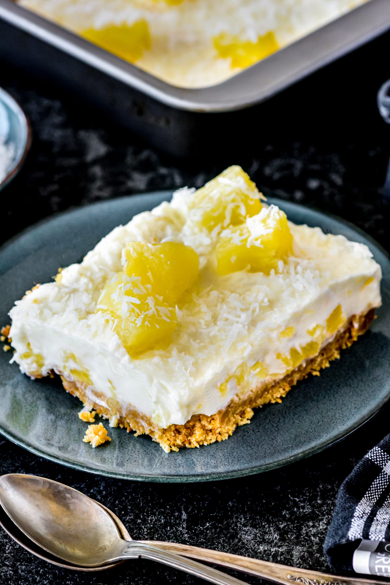 No Bake Pineapple Dream Dessert Recipe CheekyKitchen