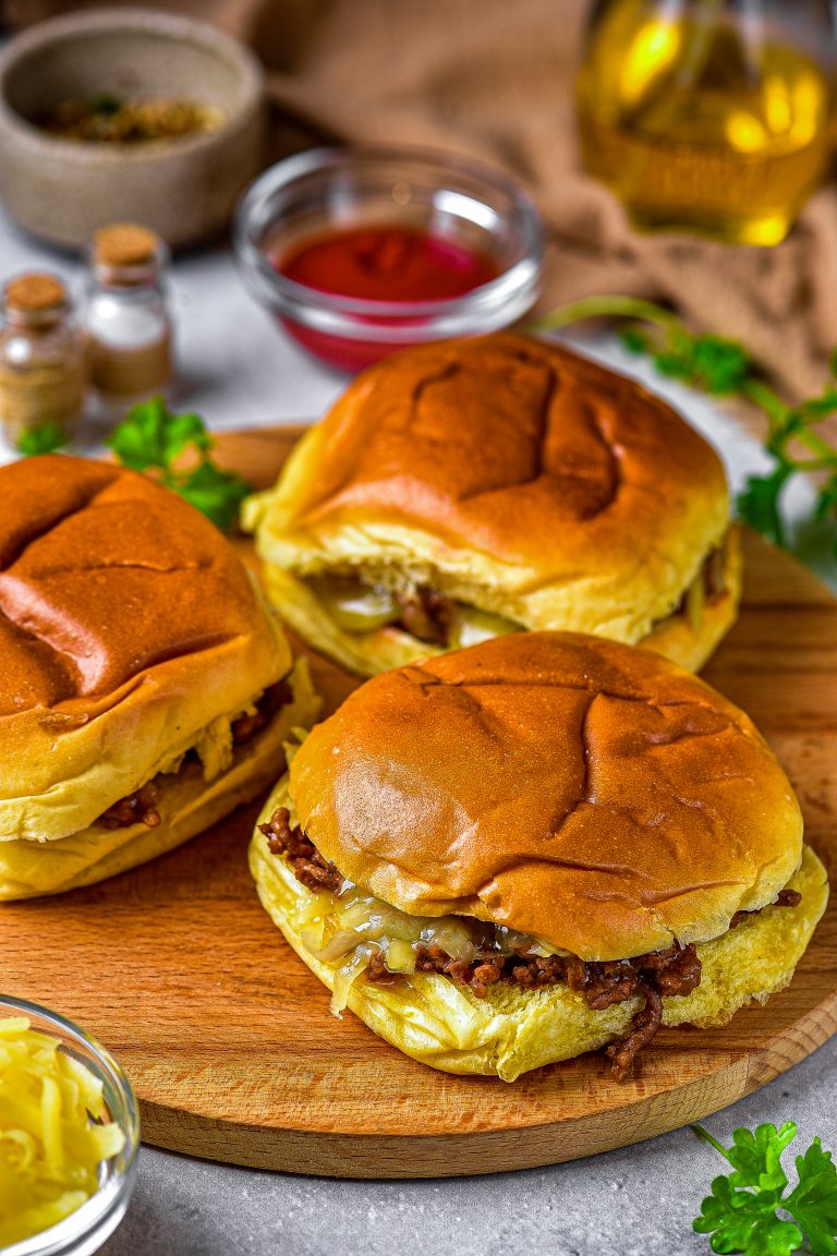 Open Face Garlic Toast Sloppy Joes CheekyKitchen