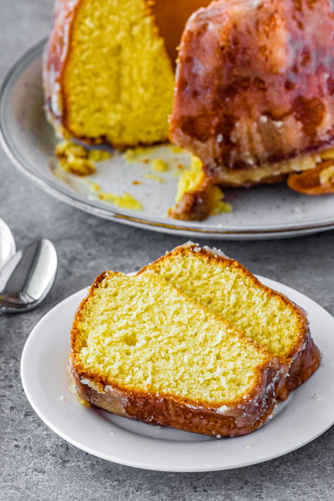 Salted Caramel Kentucky Butter Cake Recipe CheekyKitchen