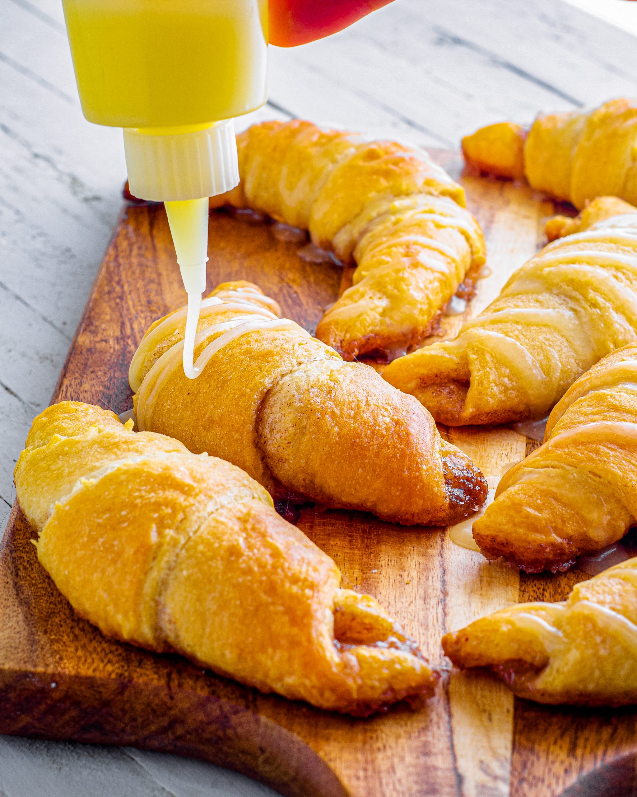 Cinnamon Roll Crescents CheekyKitchen