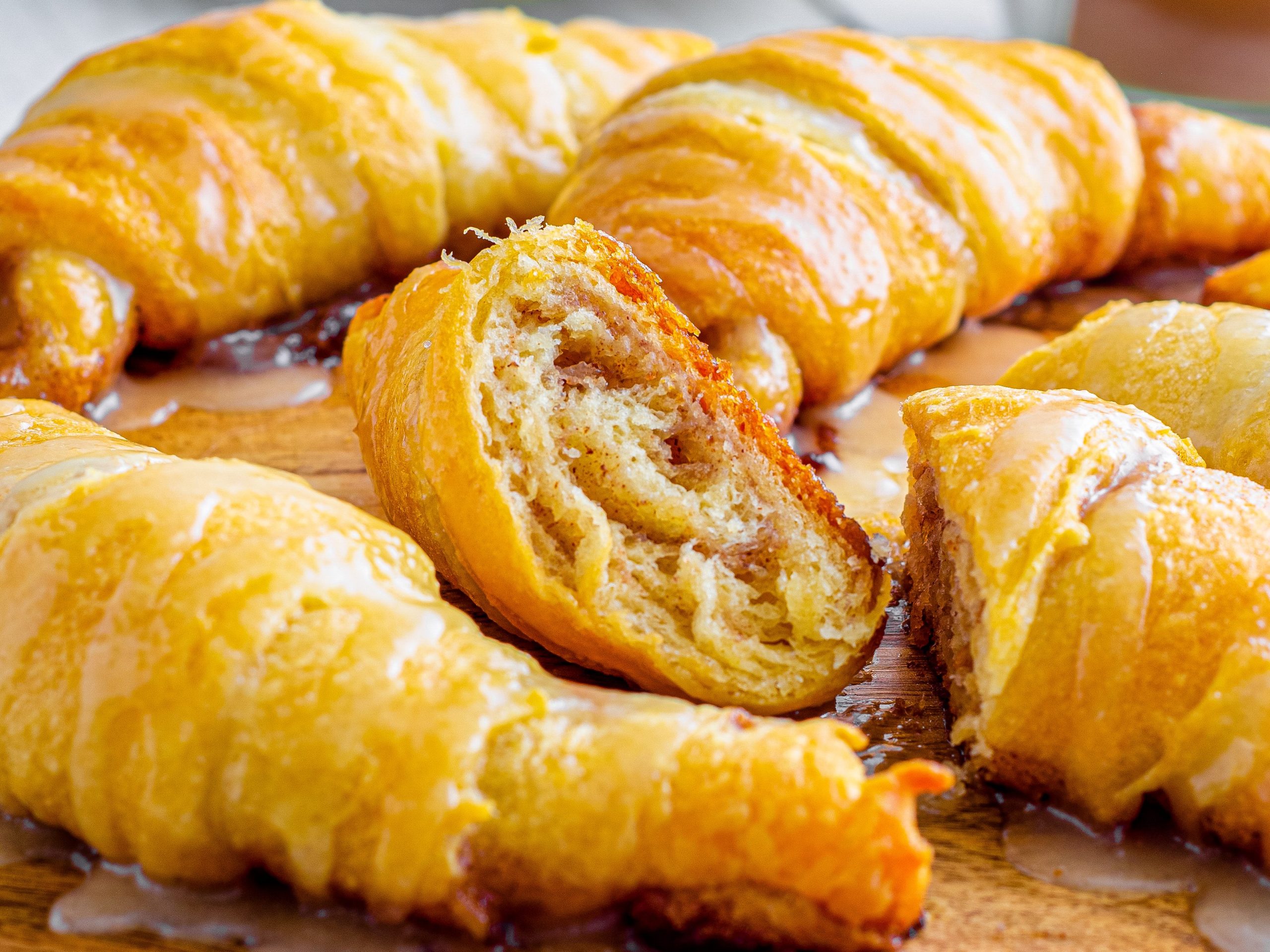 Cinnamon Roll Crescents CheekyKitchen