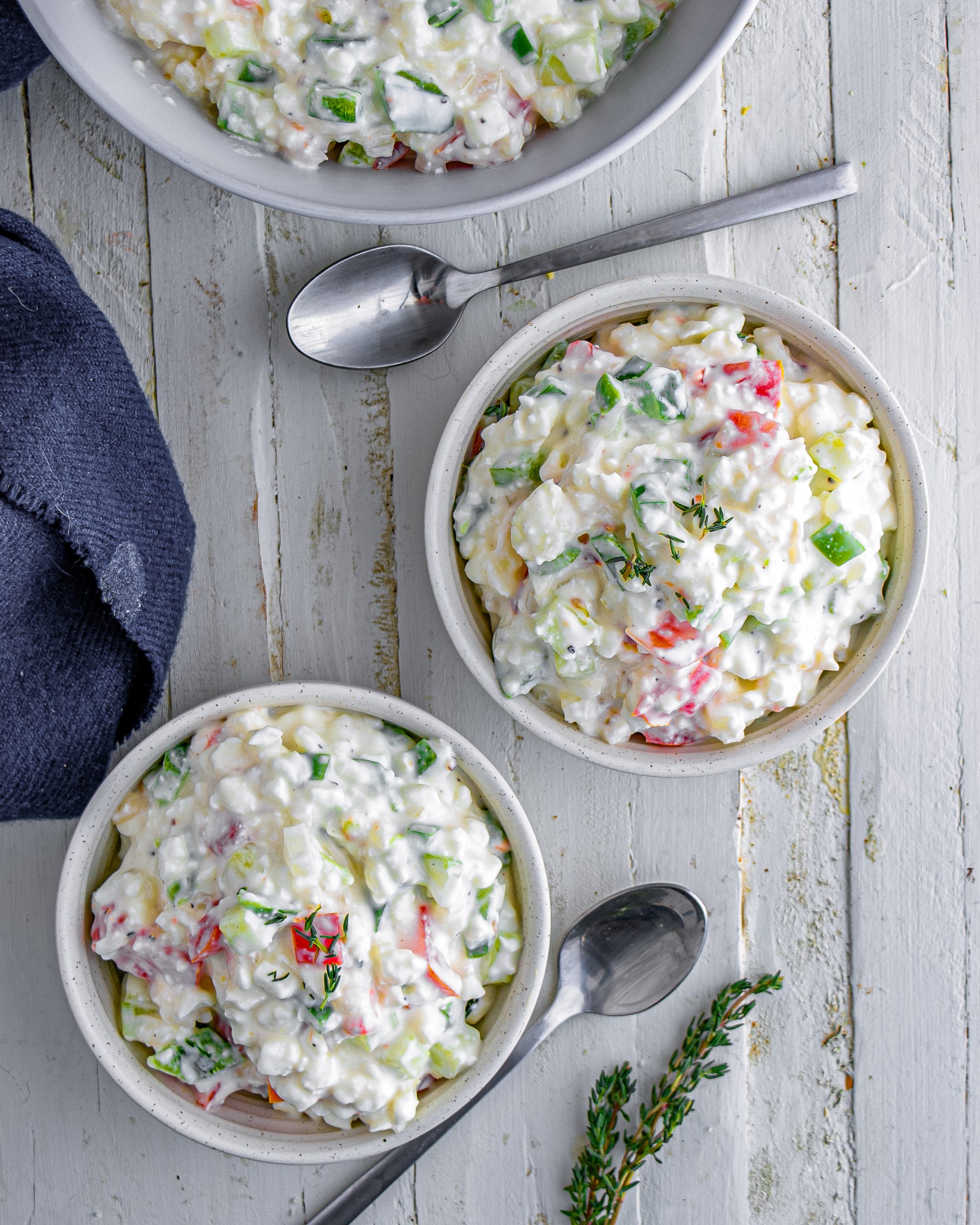 You Only Need 7 Ingredients for the BEST EVER Cottage Cheese Salad