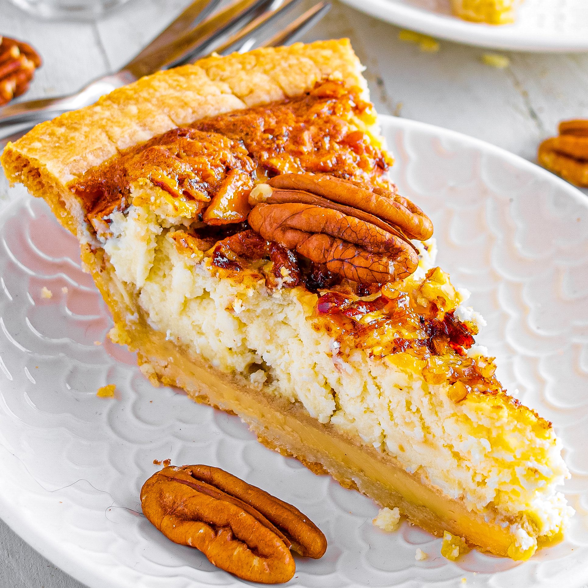 Pecan Cheesecake Pie-image