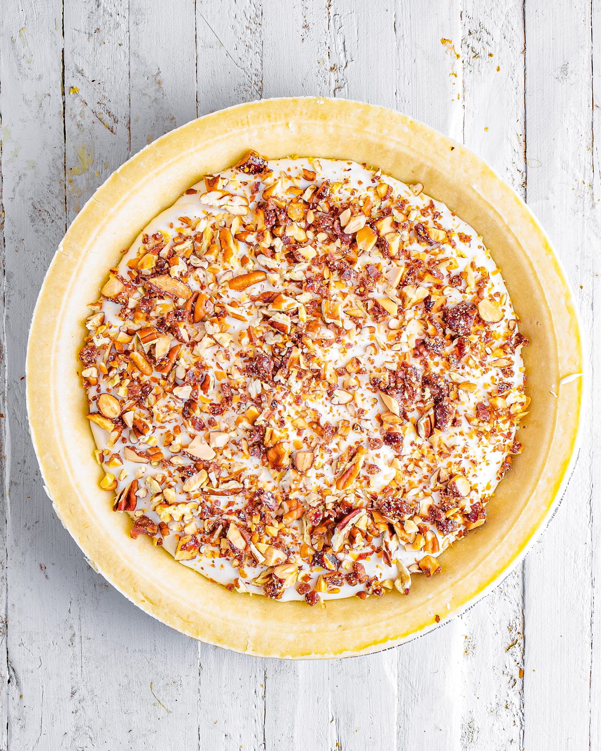 Pecan Cheesecake Pie CheekyKitchen