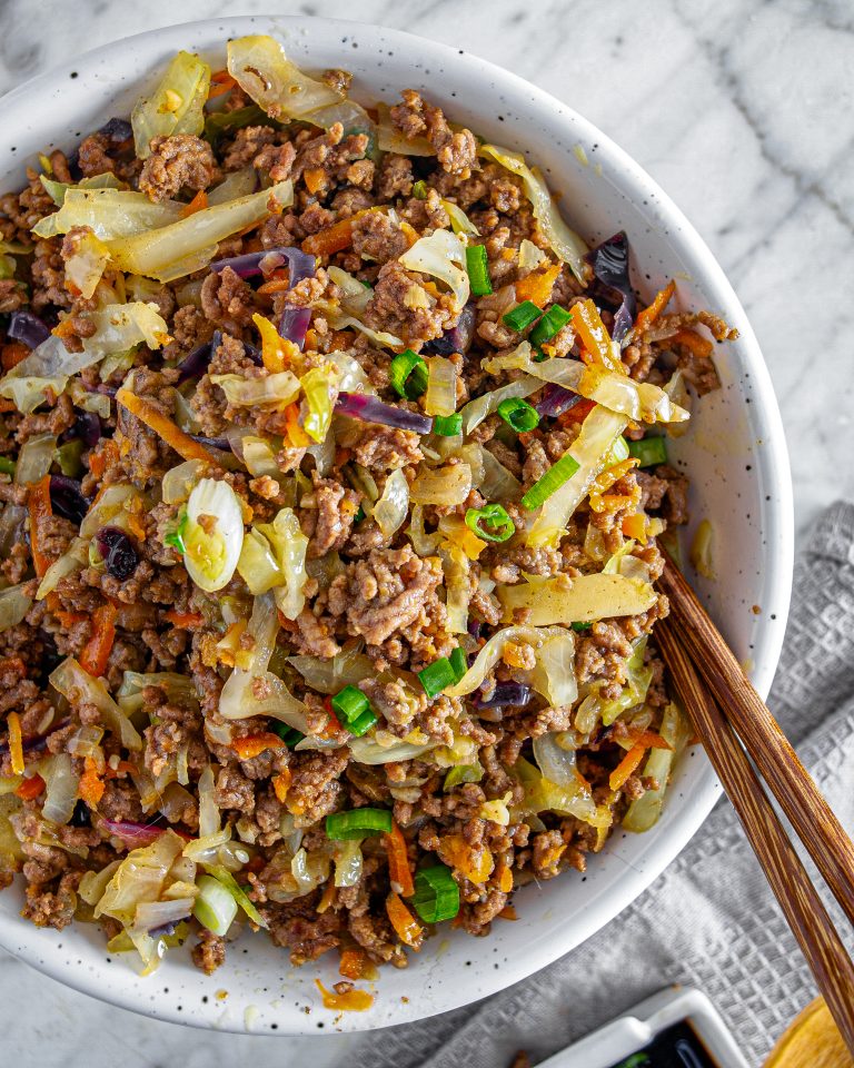 Egg Roll in a Bowl CheekyKitchen
