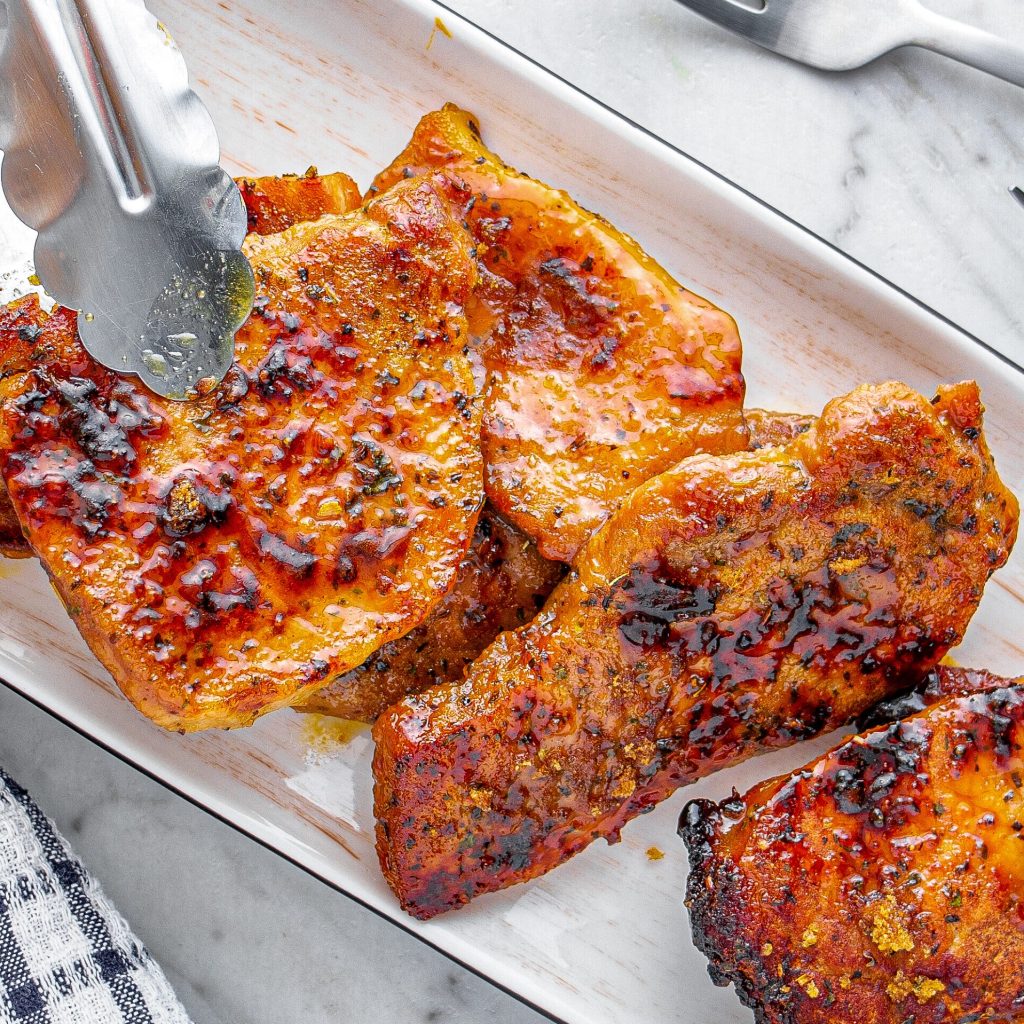 3 Ingredient Brown Sugar Italian Pork Chops CheekyKitchen