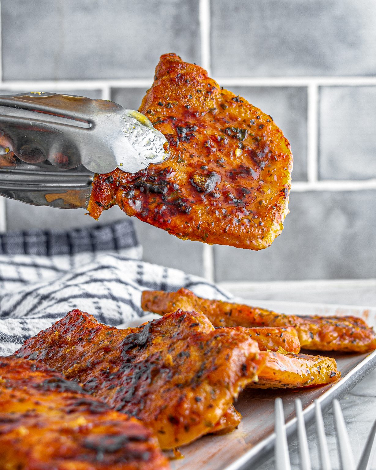 3 Ingredient Brown Sugar Italian Pork Chops CheekyKitchen