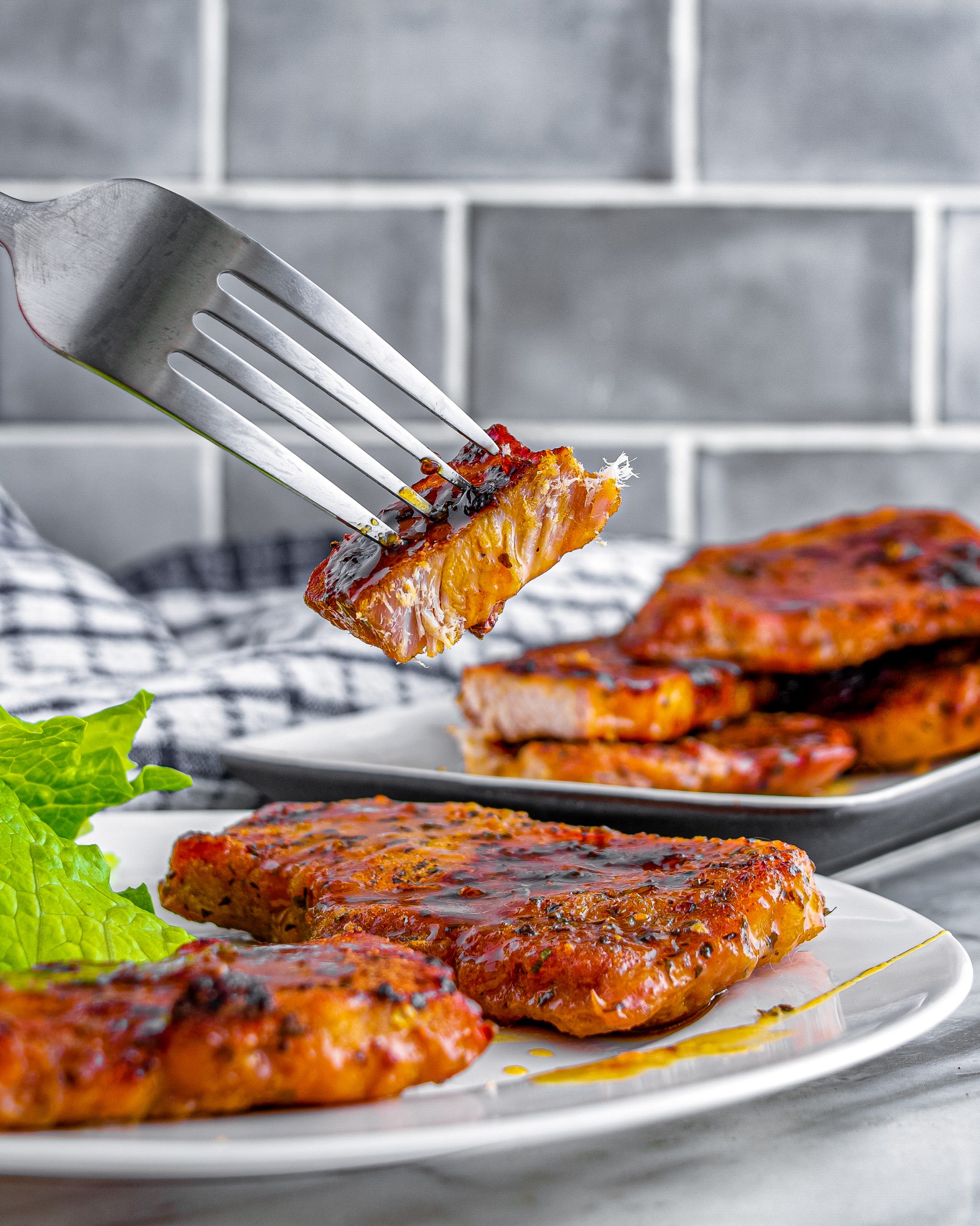 3 Ingredient Brown Sugar Italian Pork Chops CheekyKitchen