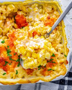 Cream Cheese Corn Casserole - CheekyKitchen