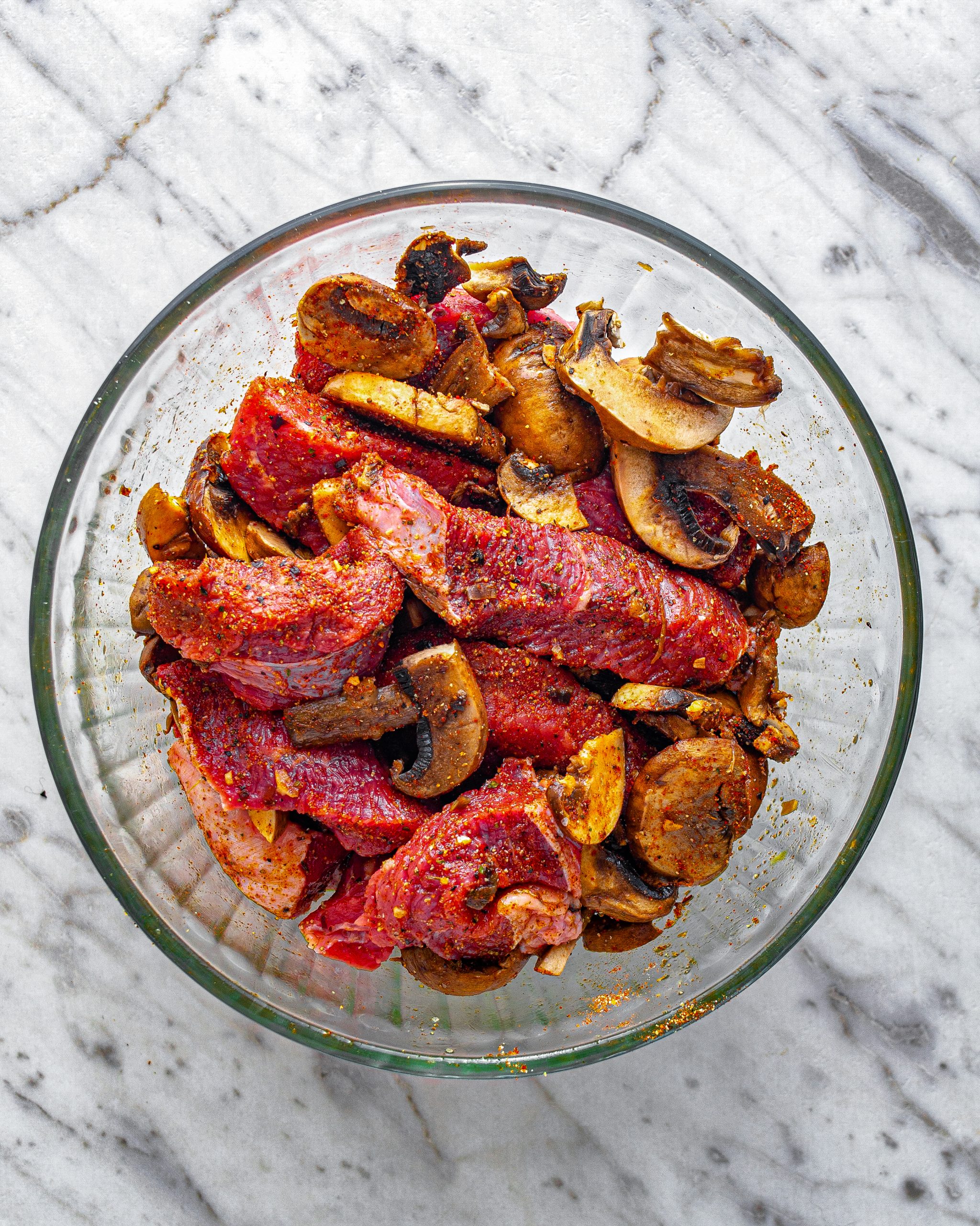 Cajun Butter Steak Bites with Mushrooms CheekyKitchen