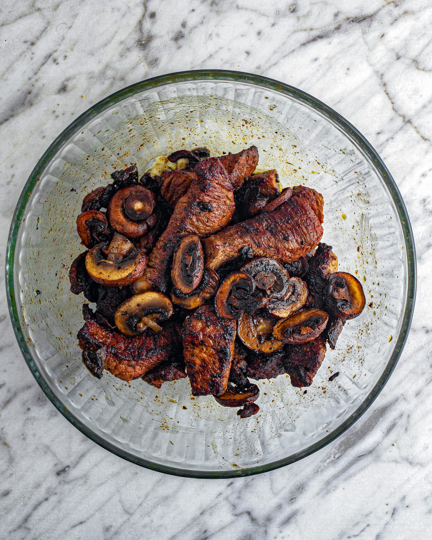 Cajun Butter Steak Bites with Mushrooms CheekyKitchen