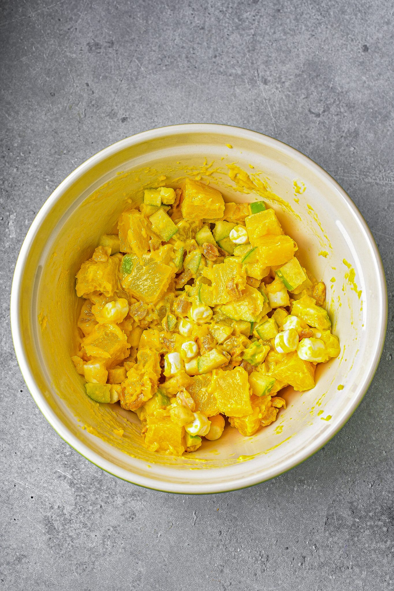 Caramel Apple Fluff Salad Dessert CheekyKitchen