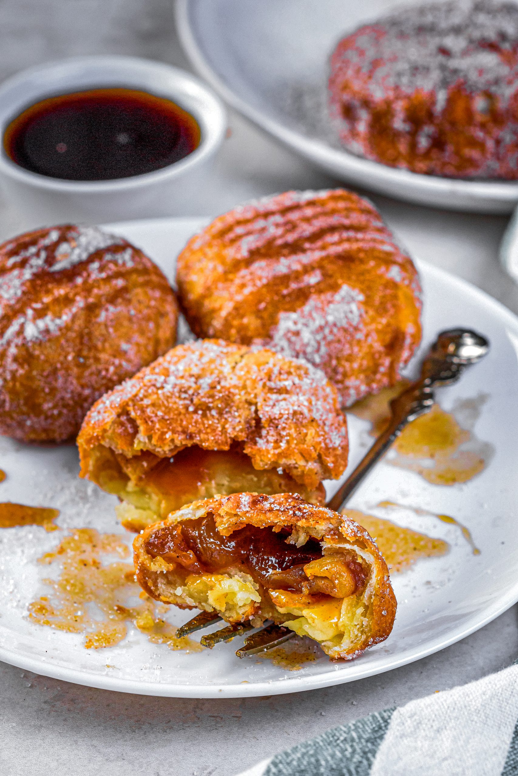 Caramel Apple Pie Bombs CheekyKitchen