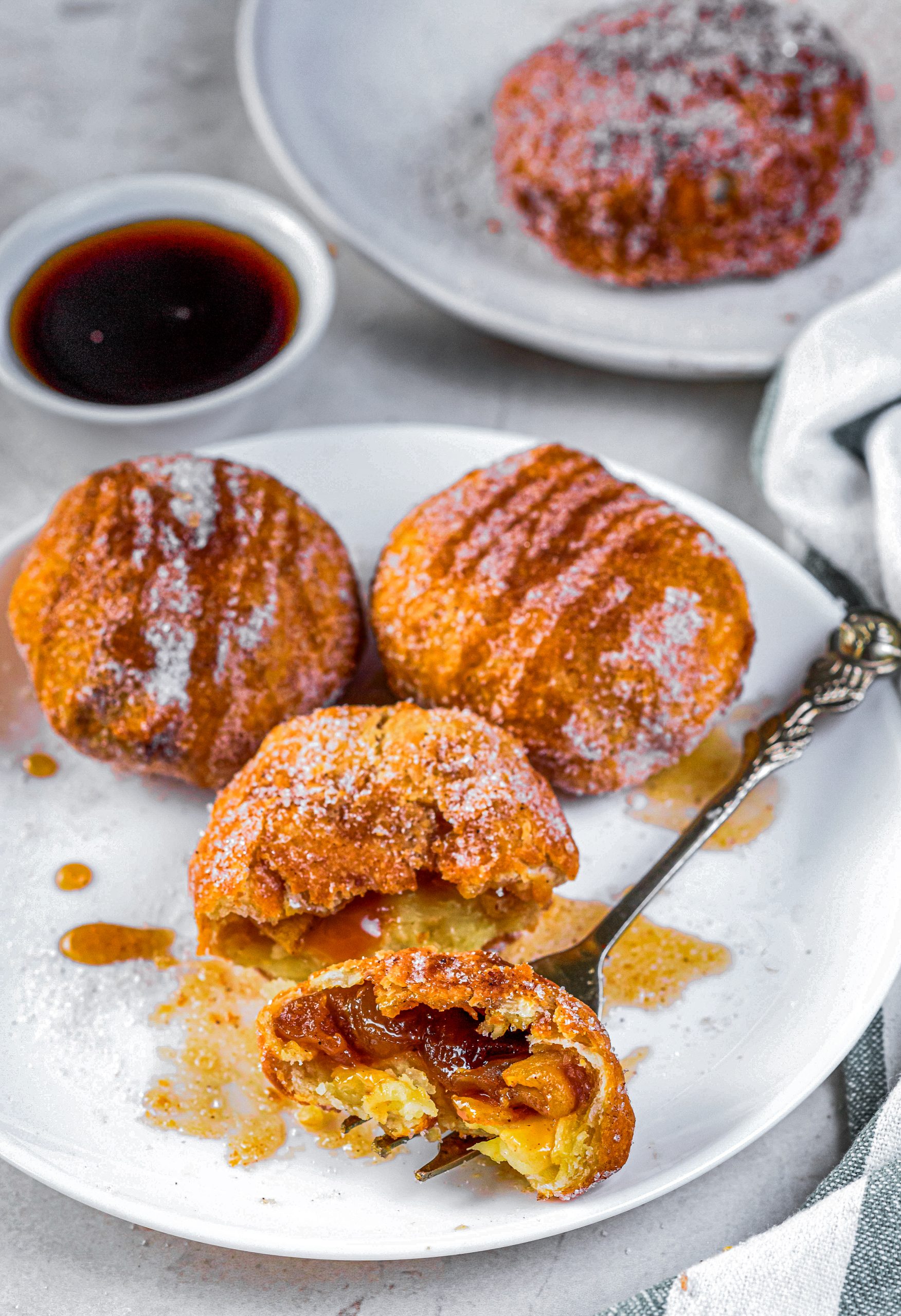 Caramel Apple Pie Bombs CheekyKitchen