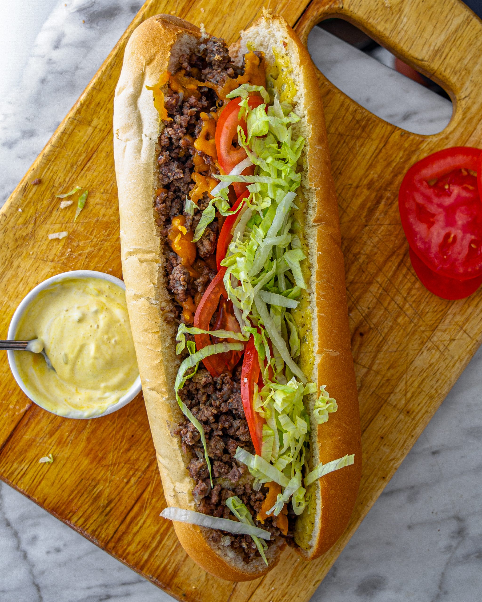 Cheeseburger Sub Sandwiches CheekyKitchen