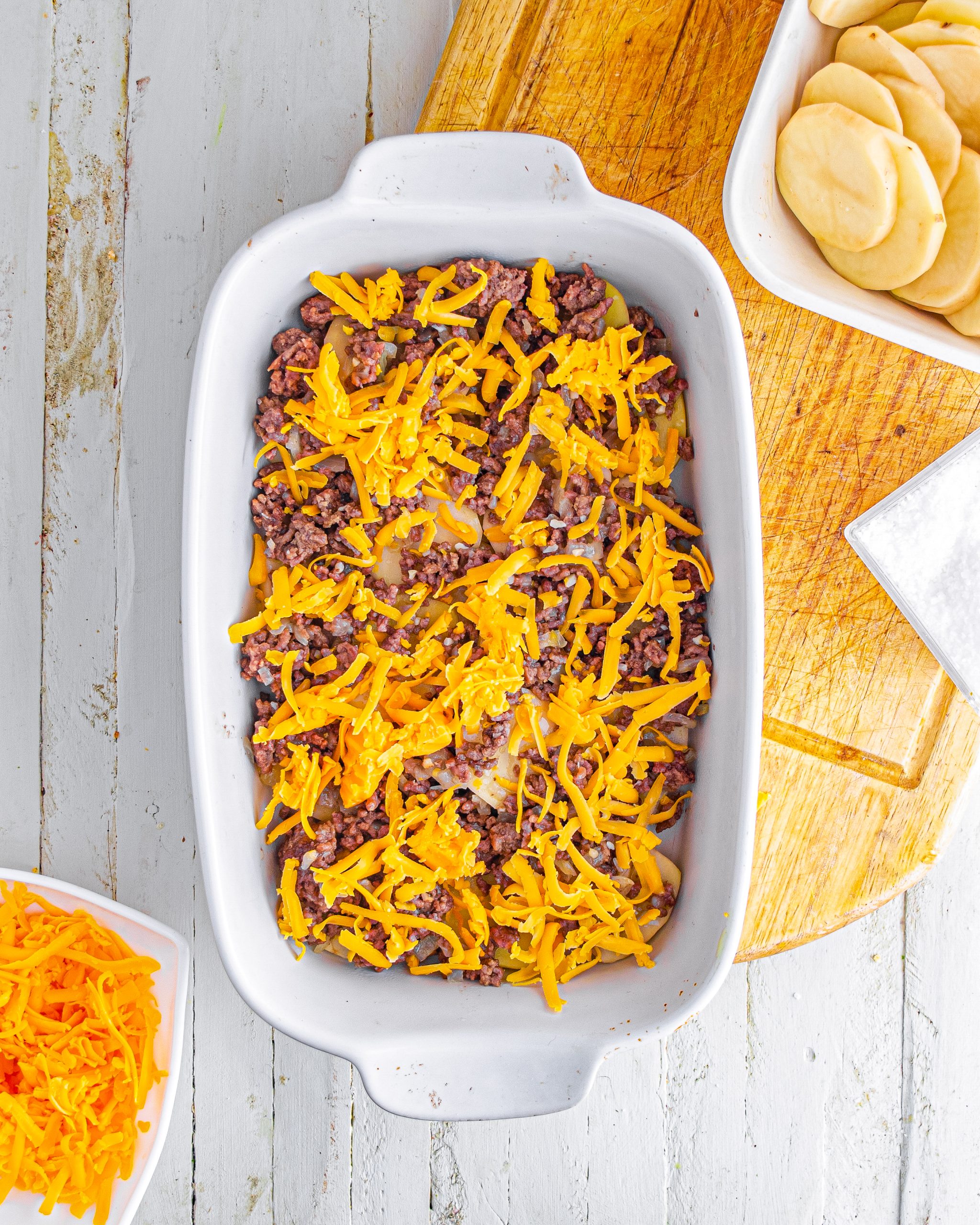 Easy Peasy Cheesy Hamburger Potato Casserole CheekyKitchen