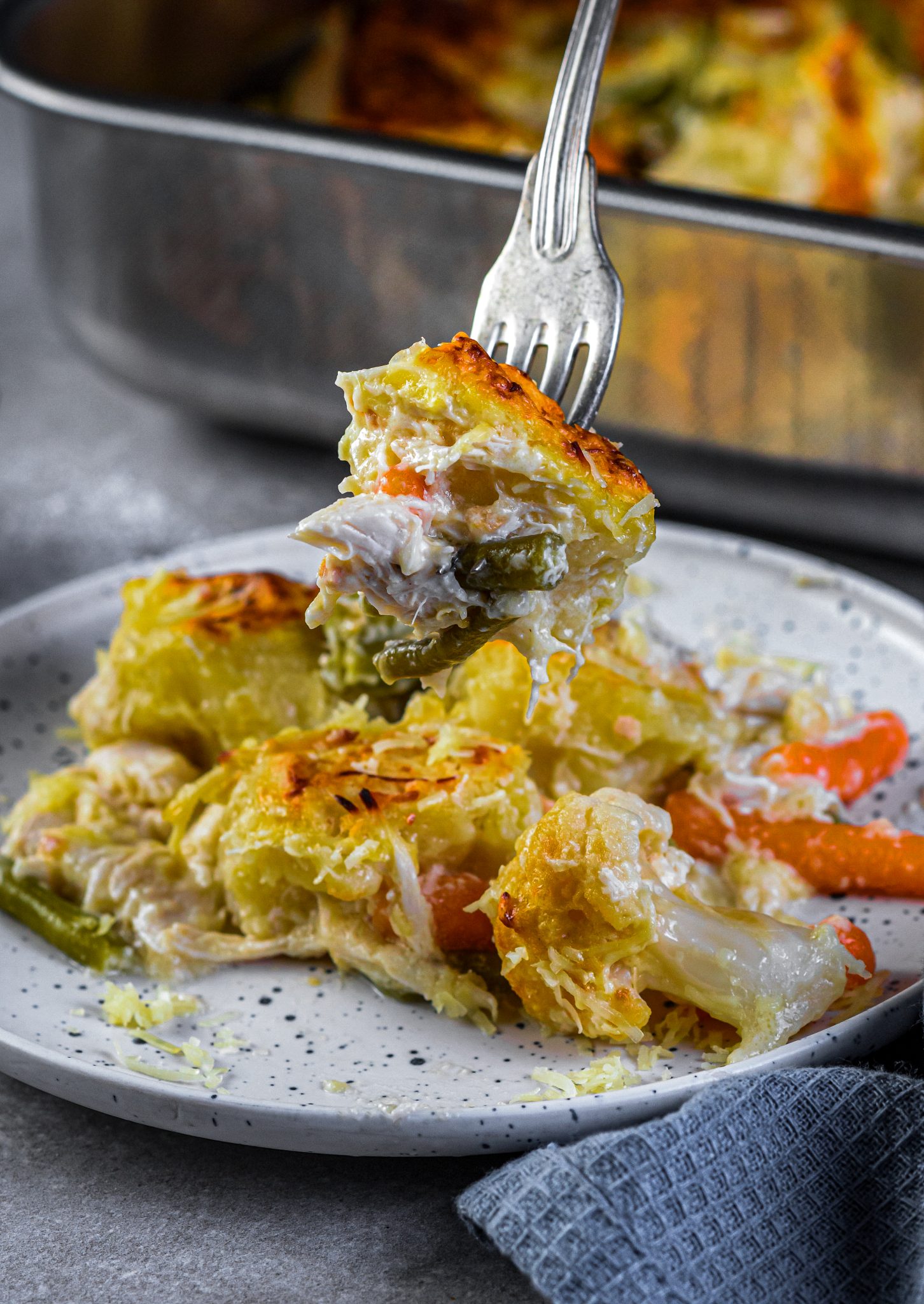 Pot Pie Bubble Casserole CheekyKitchen