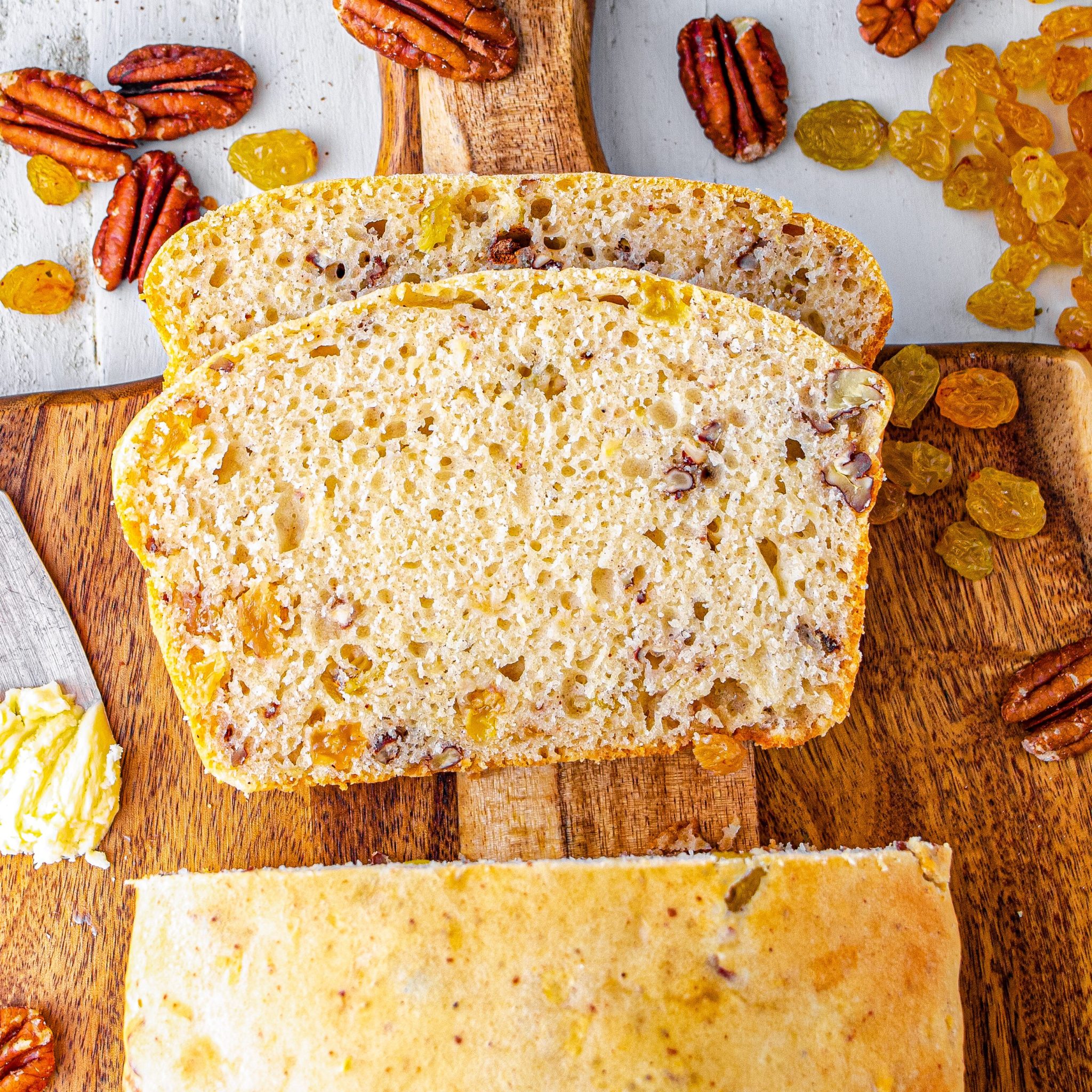 Easy Christmas Eggnog Bread CheekyKitchen