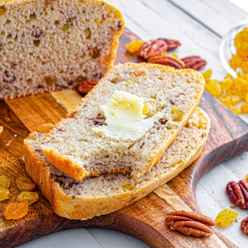 Easy Christmas Eggnog Bread CheekyKitchen