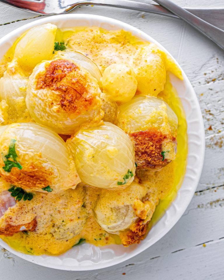 Classic Creamed Pearl Onion CheekyKitchen