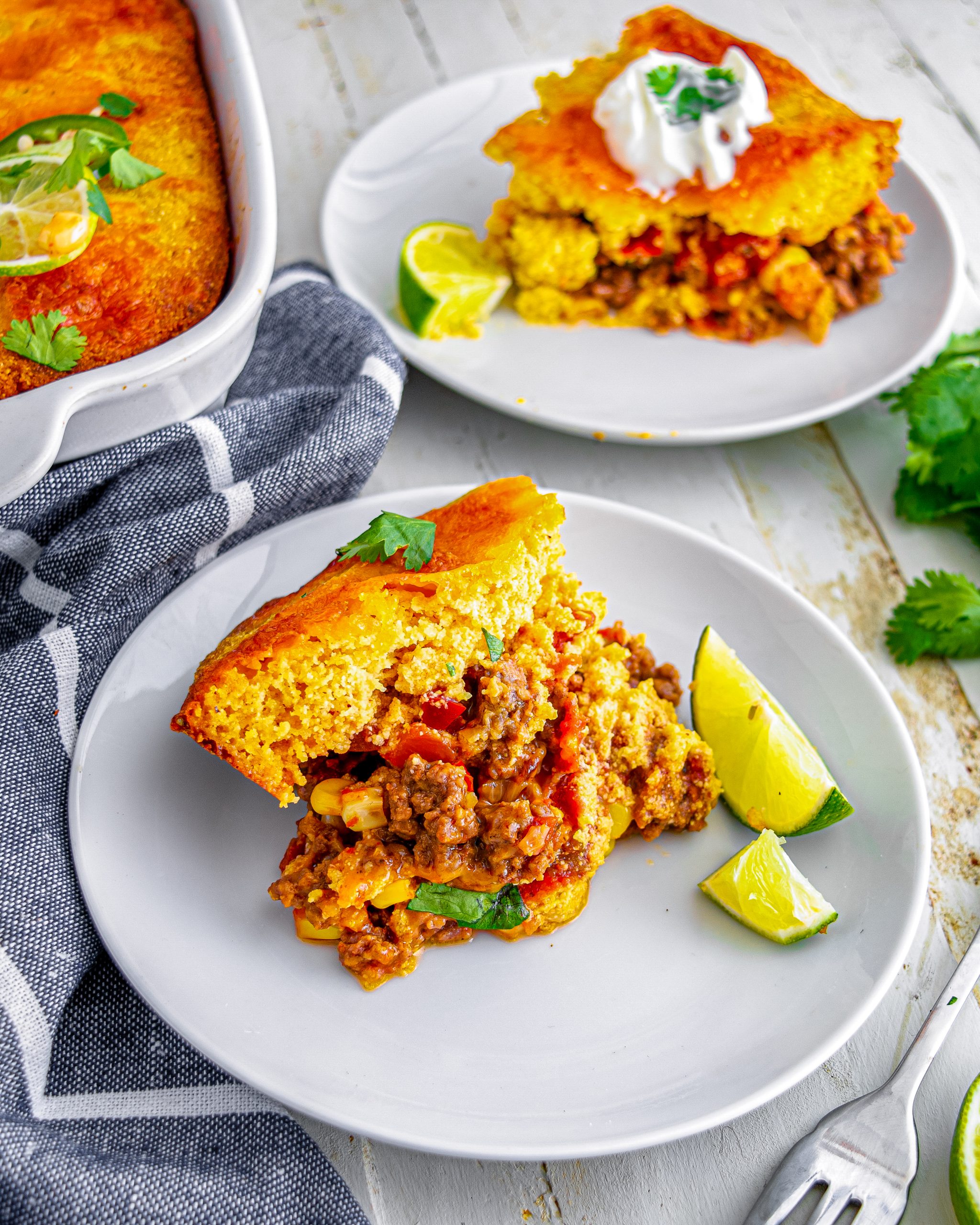 Cornbread Taco Casserole Cheekykitchen