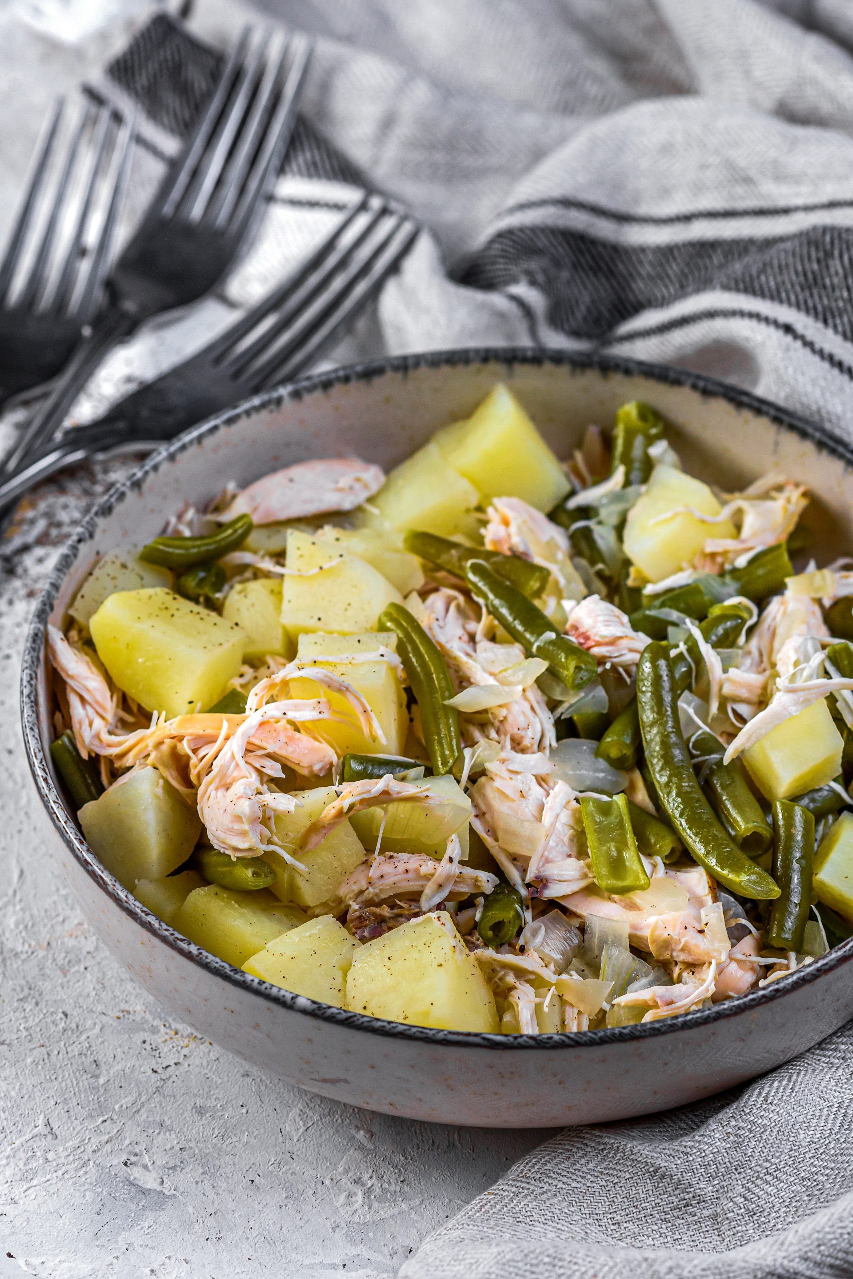 Country Style Green Beans with Red Potatoes Recipe CheekyKitchen