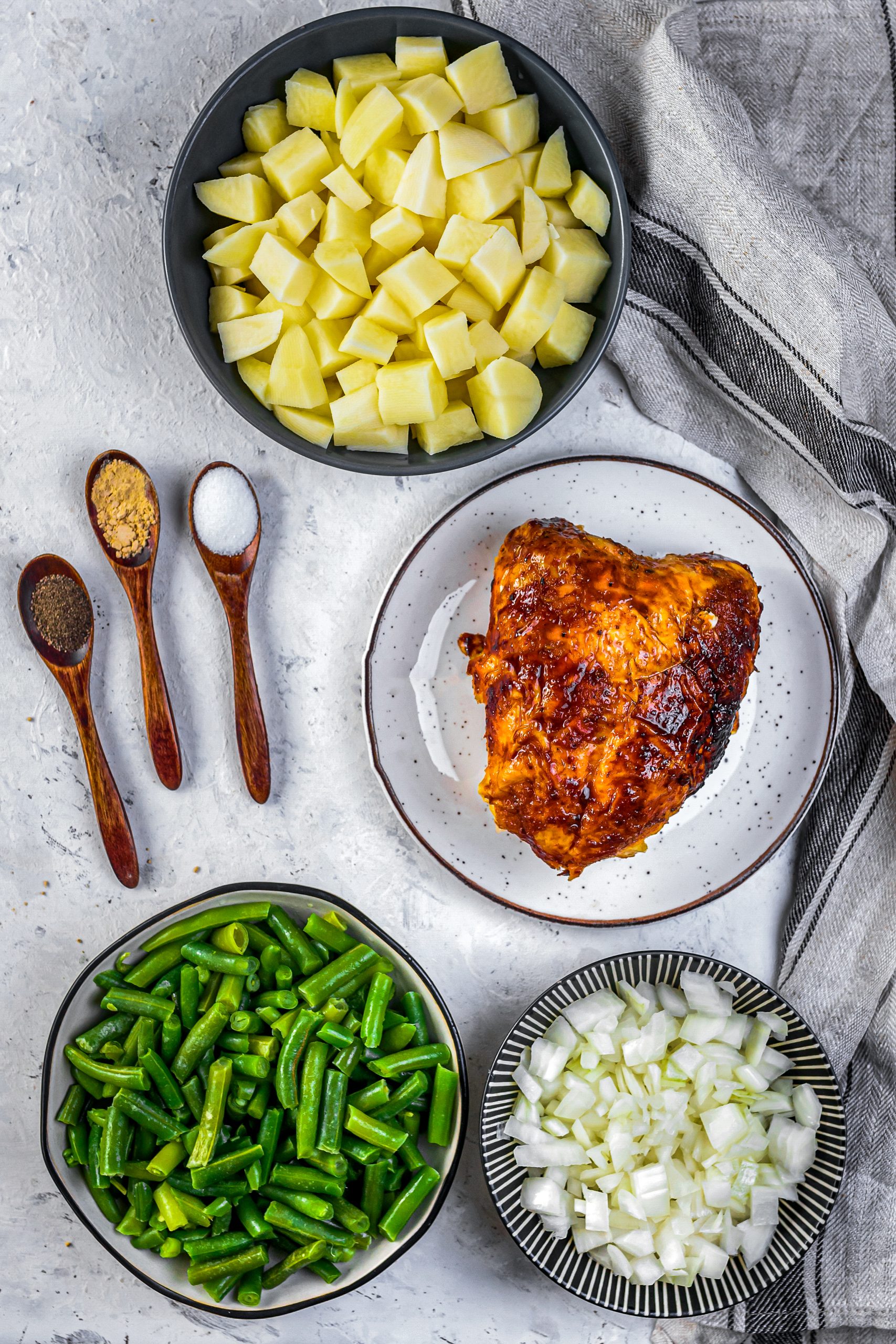 Country Style Green Beans with Red Potatoes Recipe CheekyKitchen