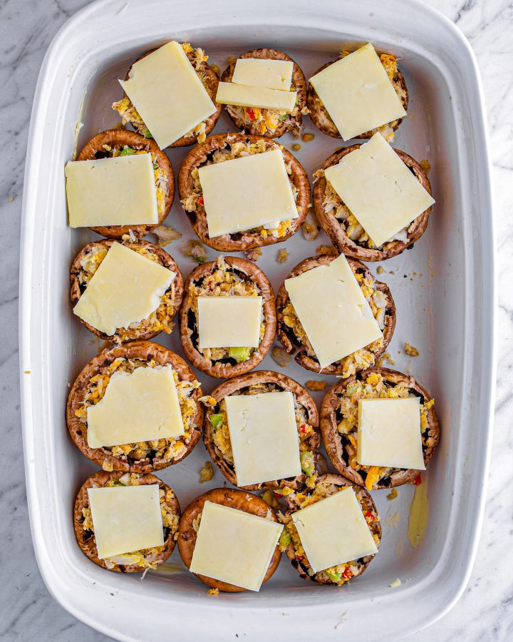 Crab Stuffed Mushrooms - CheekyKitchen